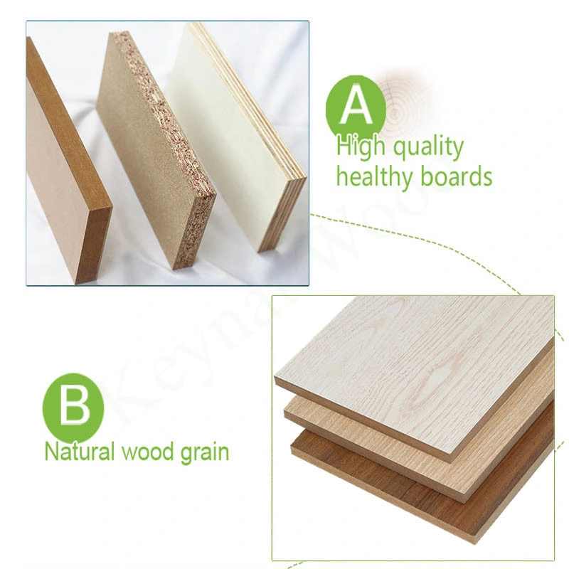 High Quality Woodgrain MDF Mlelamine Laminated for Furniture